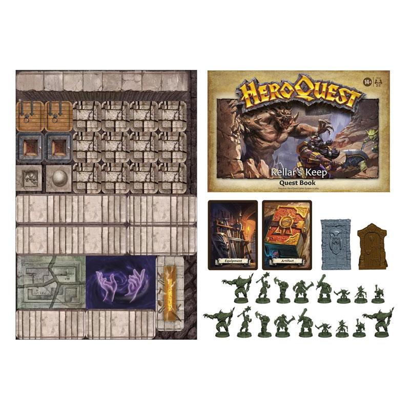 Avalon Hill HeroQuest Kellar's Keep Expansion Board Game 2-5 Players Requires HeroQuest Game System To Play Ages 14 And Up Multicolour
