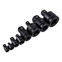 Blue Spot Tools Impact Socket Adaptor Set (1/4 Inch - 1 Inch) Chrome Vanadium Steel 8 Piece
