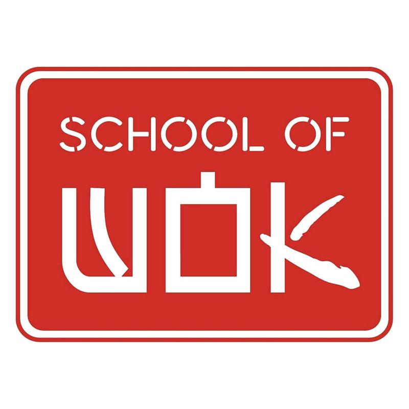 School of Wok 14Inch/36cm Uncoated Carbon Steel Wok Silver