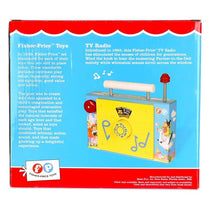 Fisher Price Classic TV/Radio Interactive Toy For Pretend Games Role Play Retro-Style Multicolour