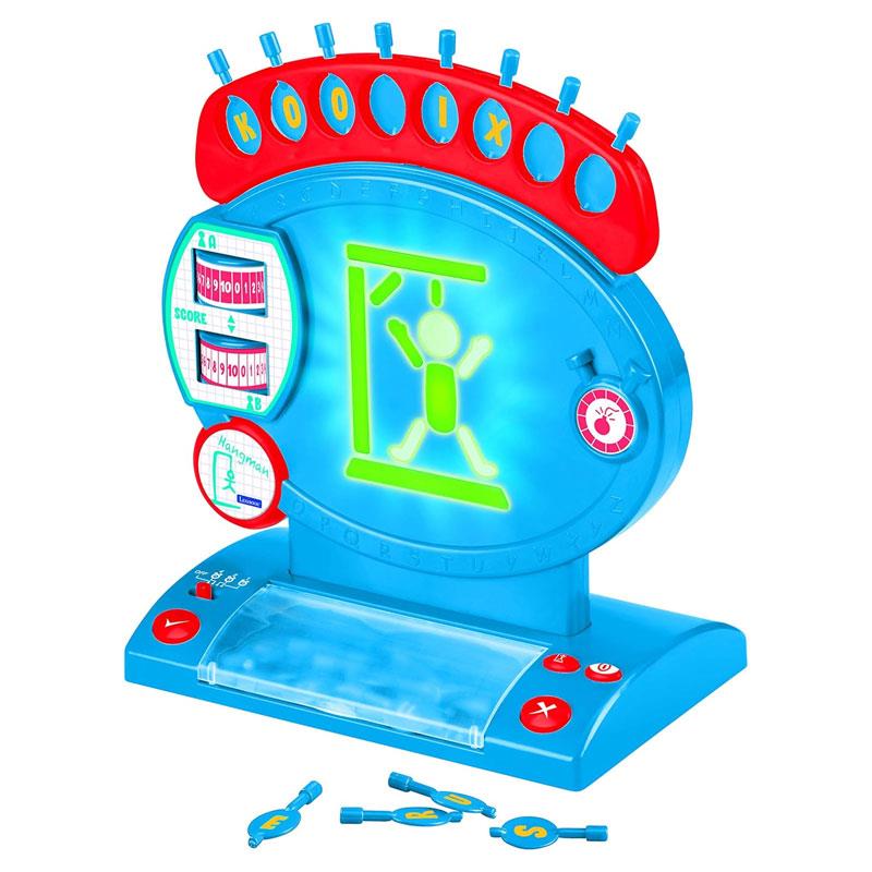 Lexibook Electronic Hangman With Light & Sound Effects Spelling And Vocabulary Family Board Game 2 Players Blue/Red Main image