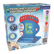Lexibook Electronic Hangman With Light & Sound Effects Spelling And Vocabulary Family Board Game 2 Players Blue/Red