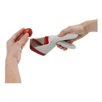 Chef'n Strawberry Slicester Prep Tool Fruit Slicer Fruit Gadget Stainless Steel White/Red
