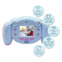 Lexibook Frozen 4-In-1 Childrens Digital Camera With Photo And Video Function Games 32GB SD Card Purple