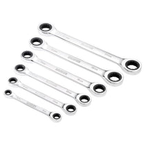 Draper HI-TORQ Metric Double Ratchet Ring Spanner Set 6 Piece