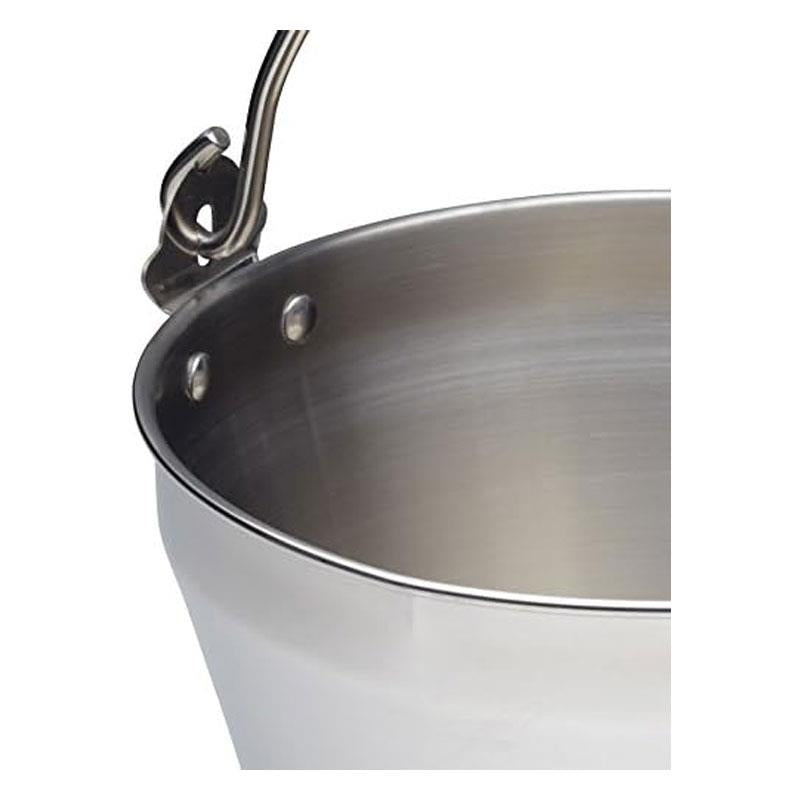 KitchenCraft Home Made Mini Maslin Pan Stainless Steel 4.5 Litre Silver