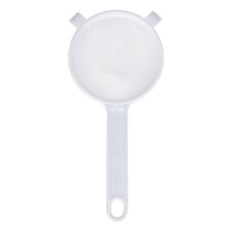 KitchenCraft Round Sieve/Tea Strainer 7cm Plastic Nylon-Mesh Extra-Small White