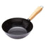 KitchenCraft World of Flavours Oriental Carbon Steel Non-Stick Wok 20cm Black/Brown