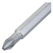 King Dick 1-For-6 Screwdriver 100mm PZ1 PZ2 PZ3 & PH1 PH2 PH3 Blue/Silver