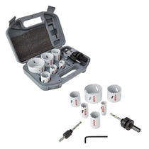 Bosch Professional Electricians Holesaw Set High Speed Steel Bi-Metal Professional Accessory 9 Piece
