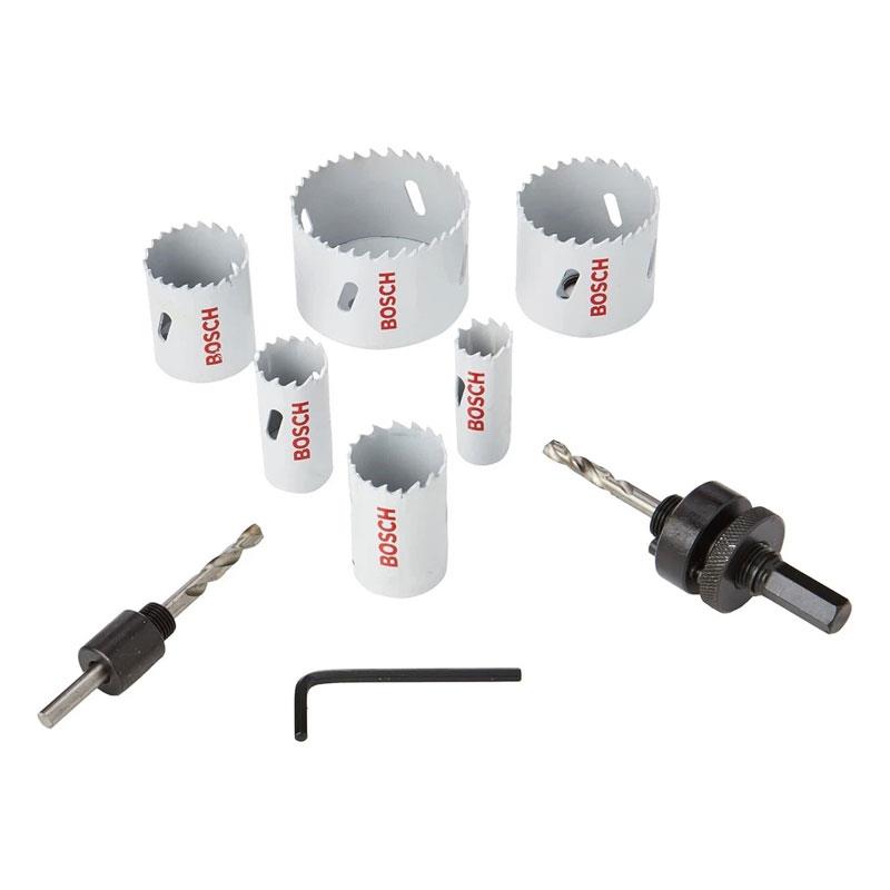 Bosch Professional Electricians Holesaw Set High Speed Steel Bi-Metal Professional Accessory 9 Piece
