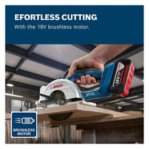 Bosch Professional GKS 18V-51 18V Brushless Cordless Circular Saw 1 x Saw Blade 140mm Body Only