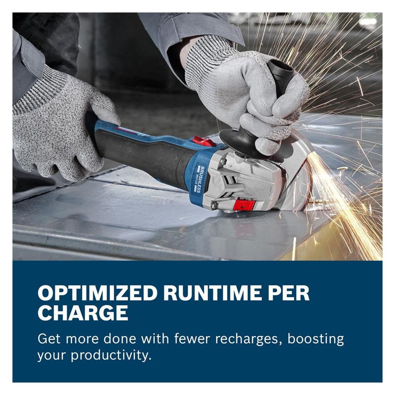 Bosch Professional GWS 18V-8 18V Cordless Brushless Angle Grinder 125mm Disc Diameter Bare Unit