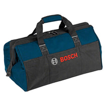 Bosch Professional Heavy Duty Power Tool Bag Medium Size Durable 600D Polyester Industrial Zippers Black