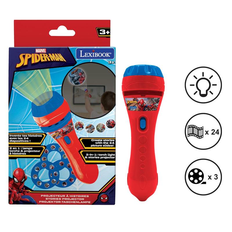 Lexibook Spider-Man Stories & Image Projector Torch With 3 Discs 24 Images Multicolour Secondary image