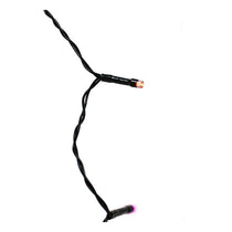 Premier Christmas Multi Action Battery Operated 50 LEDs Lights Clear Cable With Timer - Rainbow