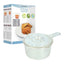 KitchenCraft Microwave Saucepan And Lid 900ml BPA Free Plastic Transparent