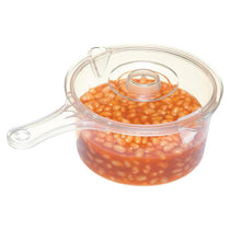 KitchenCraft Microwave Saucepan And Lid 900ml BPA Free Plastic Transparent
