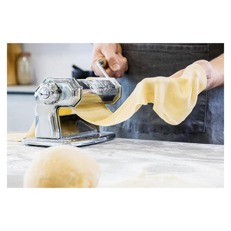 Imperia Italian Pasta Making Gift Set Complete Homemade Pasta Machine 9 Piece Kit Metal Silver Secondary image