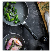 MasterClass Can-To-Pan Non-Stick Frying Pan 20cm And 28cm 2 Piece Set BPA Free Ceramic Eco Recycled Black