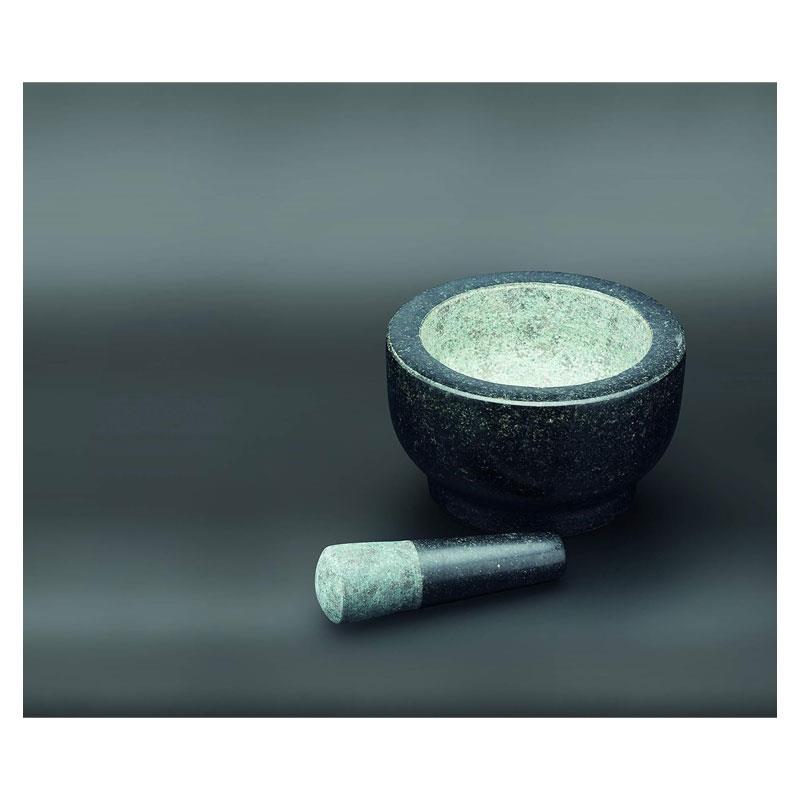 MasterClass Quarry Granite Mortar And Pestle Granite Black/Grey
