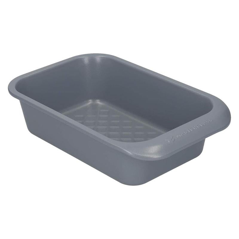 MasterClass Smart Ceramic Loaf Tin Stackable 2lb Bread Pan Robust Non-Stick Coating Carbon Steel 23 x 15cm Grey Main image