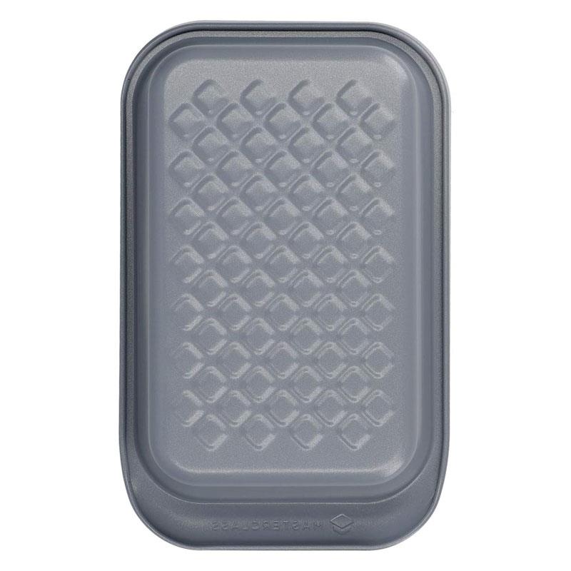 MasterClass Smart Ceramic Loaf Tin Stackable 2lb Bread Pan Robust Non-Stick Coating Carbon Steel 23 x 15cm Grey