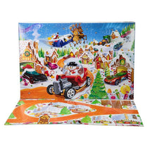 Hot Wheels Advent Calendar 2025 Toy Cars & Playset 10 Vehicles In 1:64 Scale 10 Ornament Clips 14 Winter-Themed Accessories Multicolour