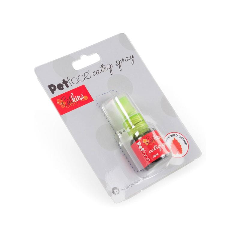 Petface Catnip Spray 30ml Stimulates Play on Cat Toys & Scratching Posts Natural Catnip Attractant for Cats