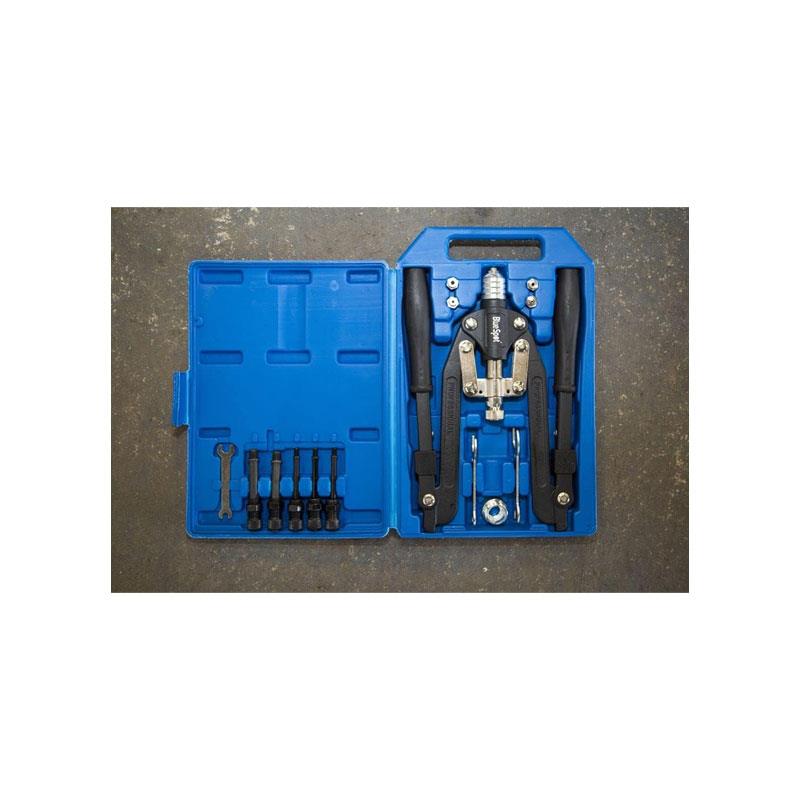 Blue Spot Tools 8 Inch Nut Riveter Setting Tool M3-M6 Heavy Duty Rivet Nut Setter for Steel & Aluminium