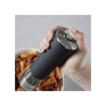 Tower Electric Salt And Pepper Mill Set Stainless Steel Battery Operated Grinder Black
