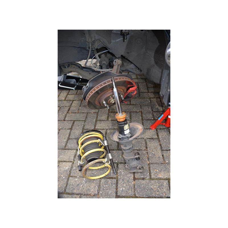 Hilka Heavy Duty Coil Spring Compressor Opens Up to 24cm Silver