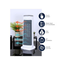 Spear & Jackson PTC Ceramic Fan Heater 2000W Hot & Cool Function Adjustable Thermostat 12H Timer & Remote White
