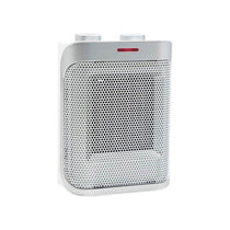 Spear & Jackson PTC Ceramic Heater 1500W with Adjustable Thermostat Cool Warm Hot Settings Safety Overheat Protection White & Silver