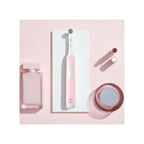 Oral-B Pro Series 1 Cross Action Electric Toothbrush With 3D White Luxe Perfection Toothpaste 75ml Pink