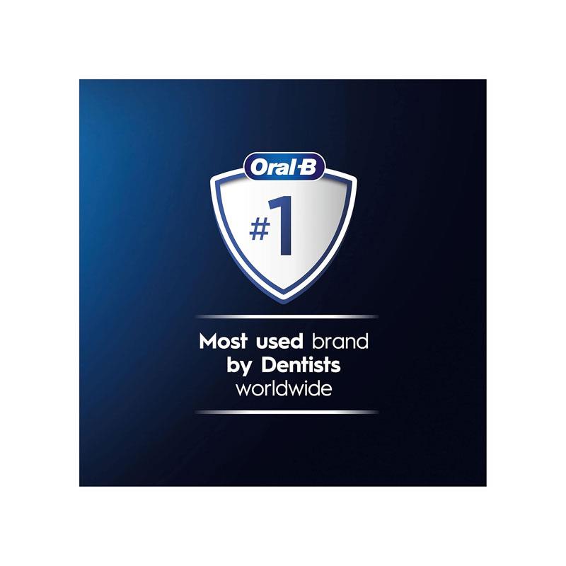 Oral-B Pro Series 1 Cross Action Electric Toothbrush With 3D White Luxe Perfection Toothpaste 75ml Pink