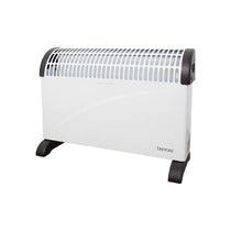 Benross 2000W Convector Heater 3 Heat Settings Adjustable Thermostat Over Heat Protection Portable Carry Handle White