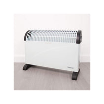 Benross 2000W Convector Heater 3 Heat Settings Adjustable Thermostat Over Heat Protection Portable Carry Handle White