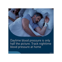 Omron Nightview Silent Wrist Blood Pressure Monitor Automatic Bluetooth Connected Clinically Validated White
