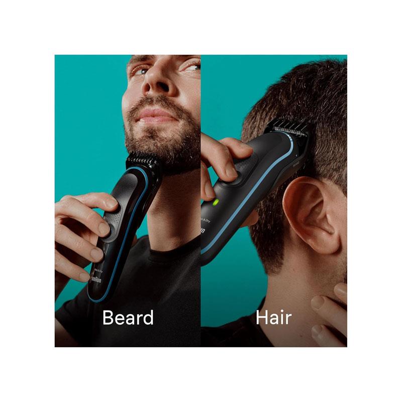 Braun Series 5 10-In-1 All-In-One Style Kit Men’s Beard Trimmer Hair Clippers Nose Trimmer Precision Grooming Set Black