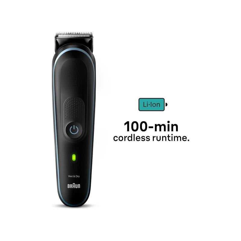 Braun Series 5 10-In-1 All-In-One Style Kit Men’s Beard Trimmer Hair Clippers Nose Trimmer Precision Grooming Set Black