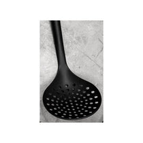 Chef Aid Nylon Skimmer BPA Free Heat Resistant Kitchen Utensil For Non Stick Cookware Black