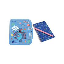 Lexibook Disney Stitch Secret Safe Electronic Diary with Password Electronic Notebook Pen And Sound Effects Blue