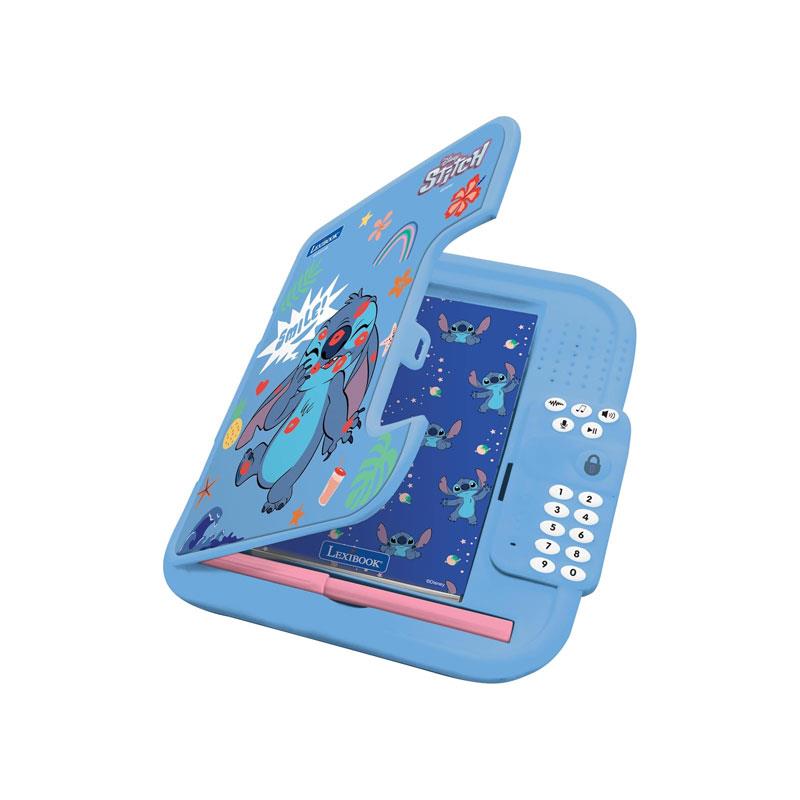 Lexibook Disney Stitch Secret Safe Electronic Diary with Password Electronic Notebook Pen And Sound Effects Blue