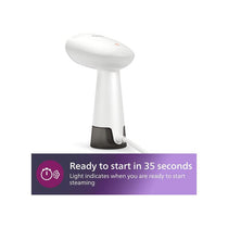 Philips 1000 Series Compact Handheld Garment Steamer 900W 85ml Detachable Water Tank - White