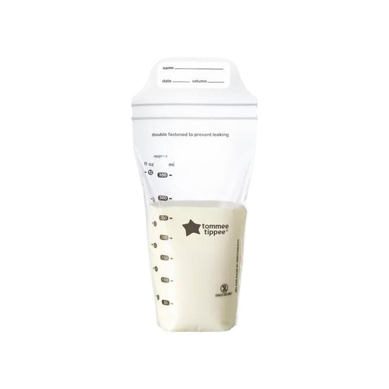 Tommee Tippee Closer To Nature Breast Milk Storage Bags 350ml Pre-Sterilised Double Seal Pack of 36 Secondary image