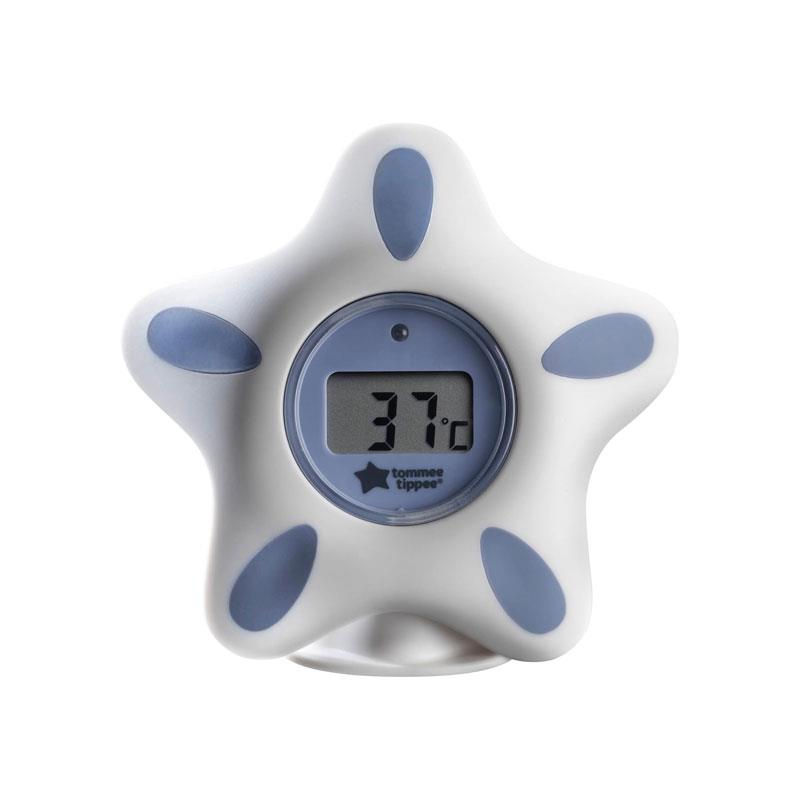 Tommee Tippee InBath Bath & Room Digital Thermometer LCD Display Waterproof And Floats In Water White Main image