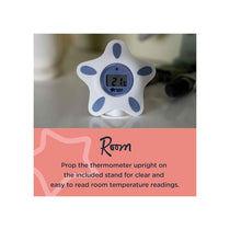 Tommee Tippee InBath Bath & Room Digital Thermometer LCD Display Waterproof And Floats In Water White