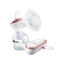 Tommee Tippee Made For Me Single Electric Breast Pump With 150ml Baby Bottle 5 Massage 9 Express Modes Rechargeable White
