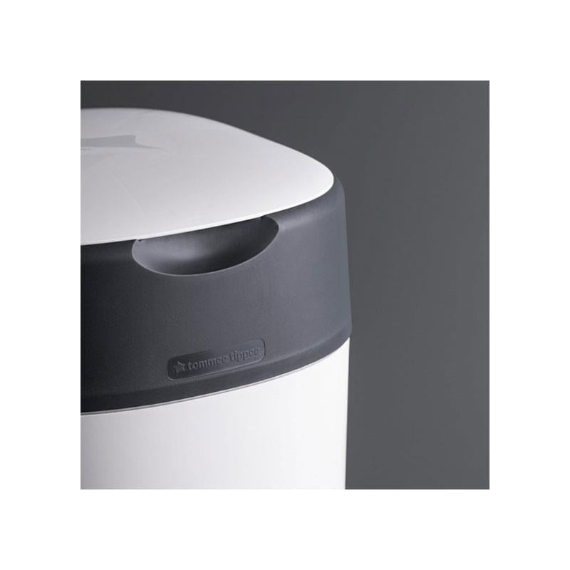 Tommee Tippee Sangenic Twist And Click XL Nappy Disposal Maxi Tub With 1 Refill Cassette White